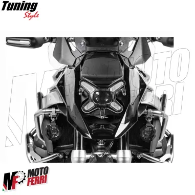MF7331 Protezione Copertura Faro Led per BMW R 1300 GS Trasparente Anti Sassi