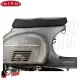 MF7337 Sella Nisa Wave Vespa PX 125 150 200 PE Arcobaleno Disco in Pelle Nera