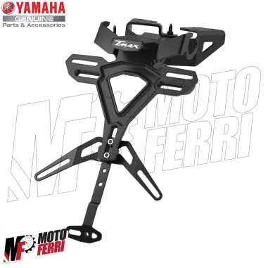 MF1683 Portatarga Sportivo + Luce Targa Originale Yamaha TMax 560 2020 / 2021