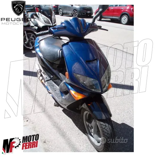 MF7342 Coprimanubrio Anteriore Blu Metalliz Originale Peugeot Speedfight 50 100