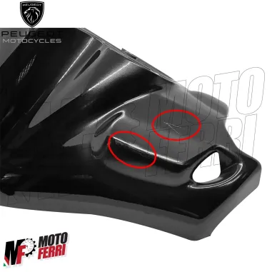 MF7343 Coprimanubrio Anteriore Nero Metalliz Originale Peugeot Speedfight 50 100