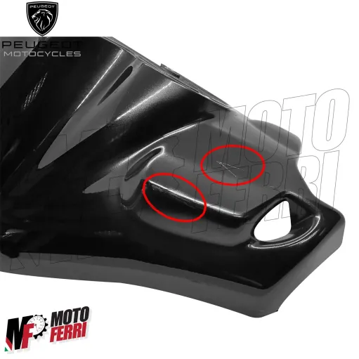 MF7343 Coprimanubrio Anteriore Nero Metalliz Originale Peugeot Speedfight 50 100