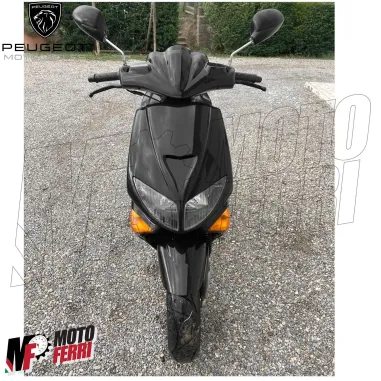 MF7343 Coprimanubrio Anteriore Nero Metalliz Originale Peugeot Speedfight 50 100