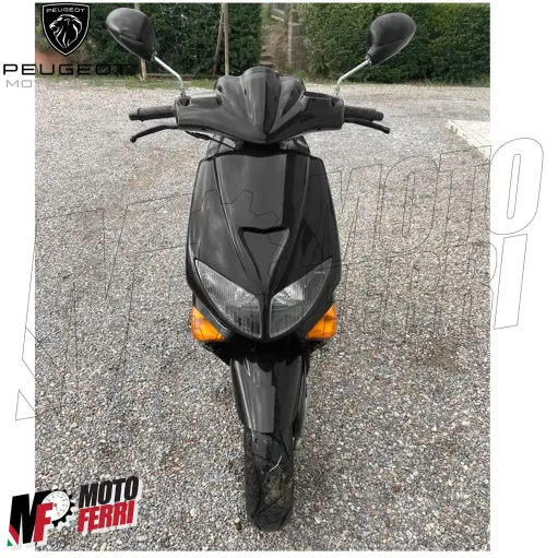 MF7343 Coprimanubrio Anteriore Nero Metalliz Originale Peugeot Speedfight 50 100