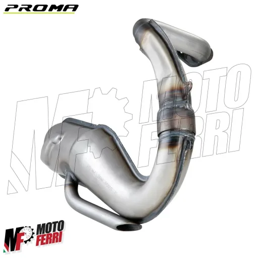MF1073 Marmitta Proma Vespa 50 PK S XL N V Rush FL FL2 Motore Corsa Corta