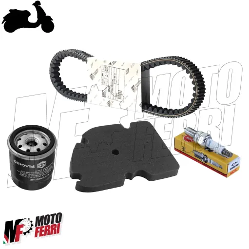 MF7350 Tagliando Vespa GTS 300 2008 - 2016 Olio Filtro Cinghia Variatore Candela