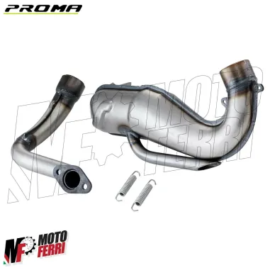 MF1073 Marmitta Proma Vespa 50 PK S XL N V Rush FL FL2 Motore Corsa Corta