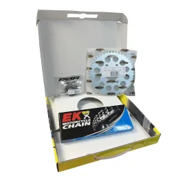 MF7356 Kit Trasmissione Catena Corona 46 Pignone 13 Keeway RKF 125 2017 / 2024