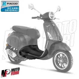 MF7361 Pedana Poggiapiedi Nero Opaco Origin Vespa Primavera / Sprint 50 125 150 2