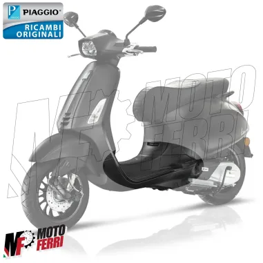MF7361 Pedana Poggiapiedi Nero Opaco Origin Vespa Primavera / Sprint 50 125 150