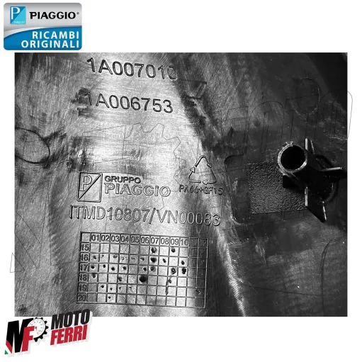 MF7366 Protezione Griglia Marmitta Originale Piaggio Medley 125 150 (2015/2019)