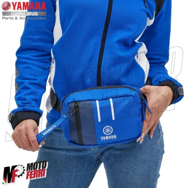 MF5886 Marsupio Borsello Paddock Blu Originale Yamaha Uomo Donna 3,7L