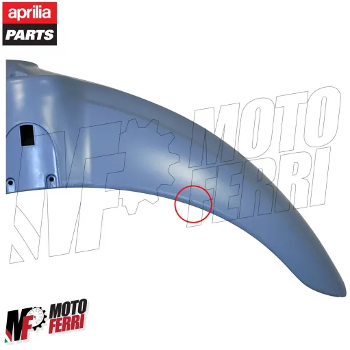 MF4920 Parafango Anteriore Azzurro Opaco Originale Aprilia Scarabeo 50 2T 2018