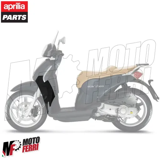 MF737X Carena Anteriore Sinistra Grezzo Originale Aprilia Scarabeo Light 125 200
