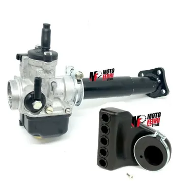 MF1082 - Carburatore PHBL 24 + Collettore + Filtro Racing Ape 50 Motore 125 130