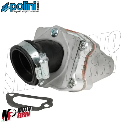 Collettore Aspirazione Lamellare Cilindro Girato Polini Vespa 125 PK S XL 3 Fori