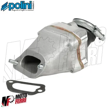 Collettore Aspirazione Lamellare Cilindro Girato Polini Vespa 125 PK S XL 3 Fori