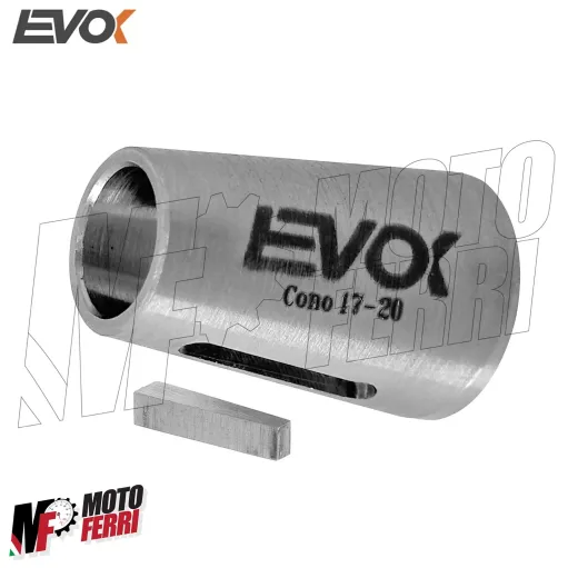 MF7386 Adattatore con Chiavetta Albero Motore da Cono 17 a 20 Evok Vespa Large