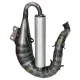 MF7387 Marmitta VMC Fury S1 per Vespa 50 125 Special ET3 PK Motore 130 135 144