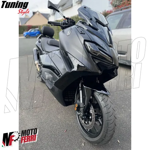MF2486 Parafango Anteriore Sport TMax 530 560 mod 2015 / 2024 Nero Lucido