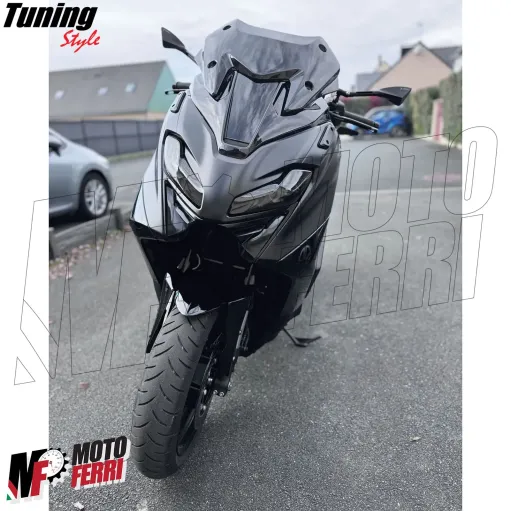 MF2486 Parafango Anteriore Sport TMax 530 560 mod 2015 / 2024 Nero Lucido