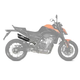 MF7394 Scarico Marmitta KTM 890 Duke 2020/2024 - MIVV X-M5 Omologato Black Inox