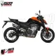 MF7394 Scarico Marmitta KTM 890 Duke 2020/2024 - MIVV X-M5 Omologato Black Inox