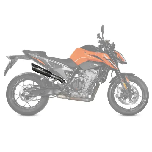 MF7394 Scarico Marmitta KTM 790 Duke 2018/2024 - MIVV X-M5 Omologato Black Inox
