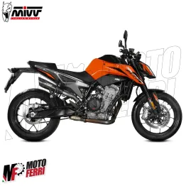 MF7394 Scarico Marmitta KTM 790 Duke 2018/2024 - MIVV X-M5 Omologato Black Inox 2