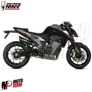 MF7394 Scarico Marmitta KTM 790 Duke 2018/2024 - MIVV X-M5 Omologato Black Inox