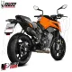 MF7394 Scarico Marmitta KTM 790 Duke 2018/2024 - MIVV X-M5 Omologato Black Inox