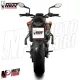 MF7394 Scarico Marmitta KTM 790 Duke 2018/2024 - MIVV X-M5 Omologato Black Inox