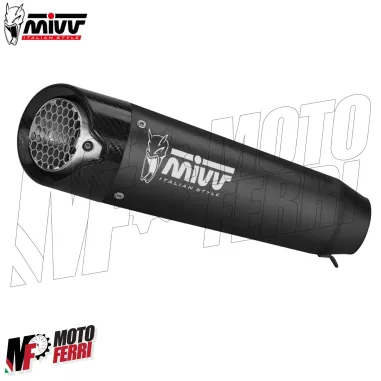 MF7394 Scarico Marmitta KTM 790 Duke 2018/2024 - MIVV X-M5 Omologato Black Inox