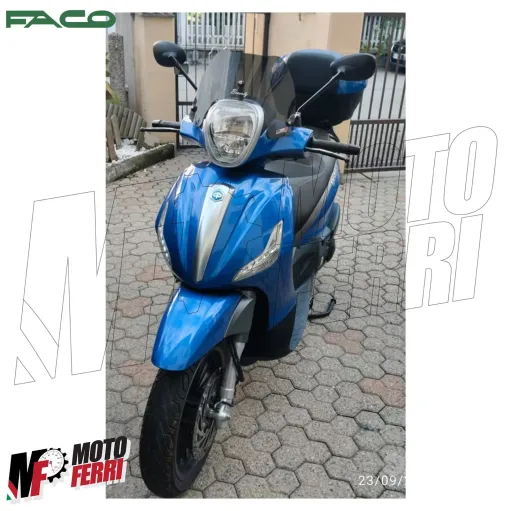 MF2555 Cupolino Spoiler Nero Fume Faco Piaggio Beverly 125 300 350 mod 2010-2020