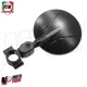 MF3312 Mini Specchietto FAR Moto Cross Enduro Ribaltabile Pieghevole Omologato