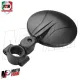 MF3312 Mini Specchietto FAR Moto Cross Enduro Ribaltabile Pieghevole Omologato