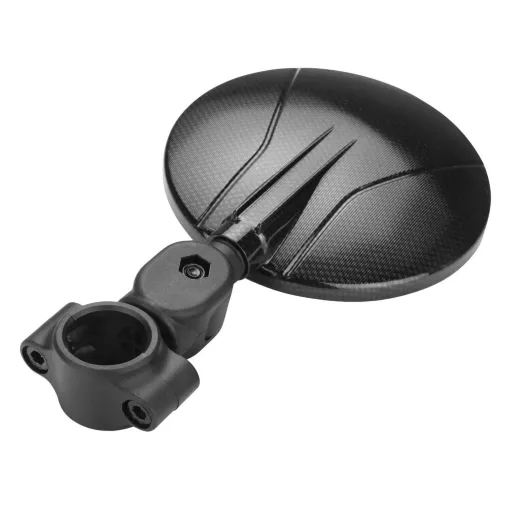 MF6632 Mini Specchietto Pieghevole FAR Carbon Look Moto Cross Enduro Omologato