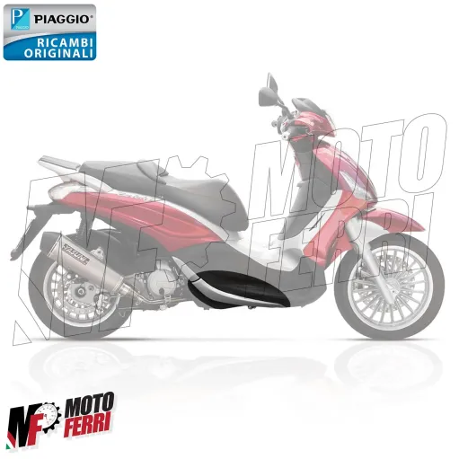 MF7400 Spoiler Sottopedana Destro Grigio Piaggio Beverly 125 300 350 (2011/2020)
