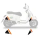MF0451 Adesivi Grafica Vespa GTS 125 300 Super Sport 2023 2024 Nero Arancione