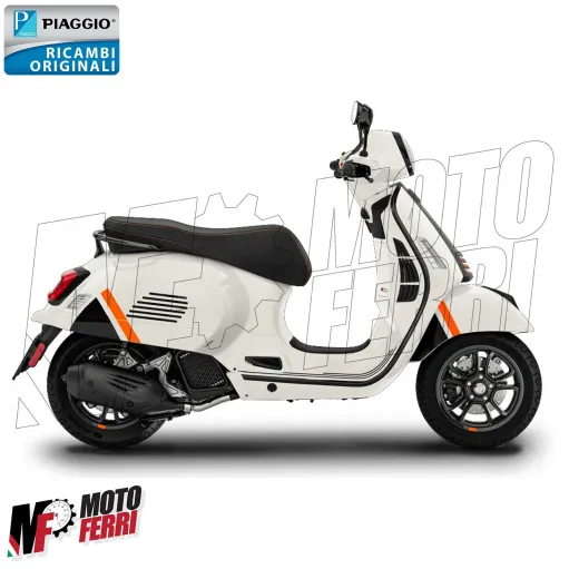 MF0451 Adesivi Grafica Vespa GTS 125 300 Super Sport 2023 2024 Nero Arancione