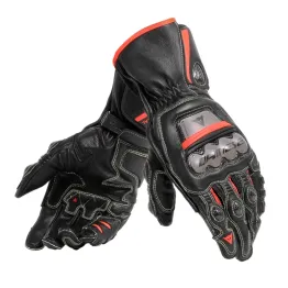 MF4111 Guanti Dainese Full Metal 6 Racing Pelle Titanio Carbonio Rosso/Nero