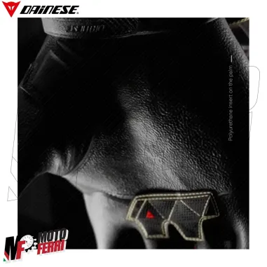 MF4111 Guanti Dainese Full Metal 6 Racing Pelle Titanio Carbonio Rosso/Nero