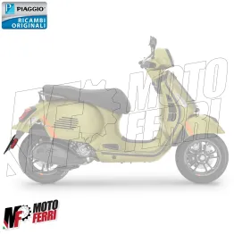 MF7406 Portatarga Posteriore + Catadriotti Originale Vespa GTS 300 mod 2023 2024 2