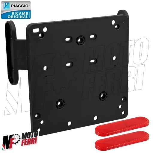 MF7406 Portatarga Posteriore + Catadriotti Originale Vespa GTS 300 mod 2023 2024