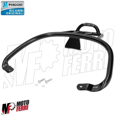 MF7407 Portapacchi Sortivo Posteriore Vespa Primavera / Sprint 50 125 150 Nero Originale