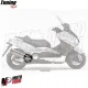 MF7409 Protezione Collettore Marmitta Yamaha TMax 500 - 2001 / 2007 Grigio Opaco
