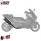 MF7417 Scarico Marmitta Completo MIVV SR-1 TMAX 560 - 2022 2023 2024 Nero Inox