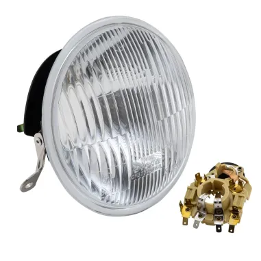 Faro Anteriore Originale Piaggio Vespa PX 125 150 200 Arcobaleno in Vetro