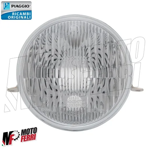 Faro Anteriore Originale Piaggio Vespa PX 125 150 200 Arcobaleno in Vetro