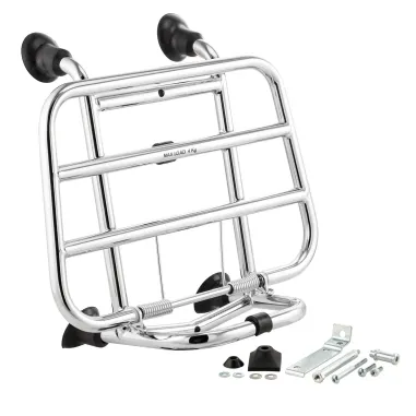 MF2787 Portapacchi Anteriore Vespa Primavera Sprint 50 125 150 Originale Cromato